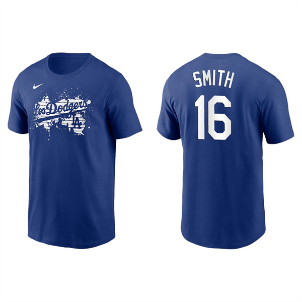 Men's Los Angeles Dodgers Will Smith Royal 2021 City Connect Graphic T-Shirt