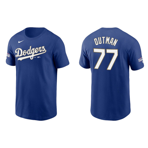 Men's Los Angeles Dodgers James Outman Royal 2021 City Connect T-Shirt