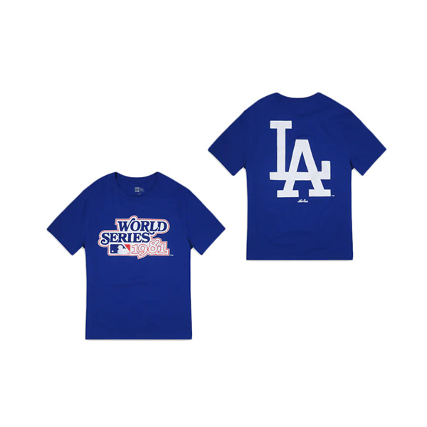 Los Angeles Dodgers 1981 Logo History T-Shirt