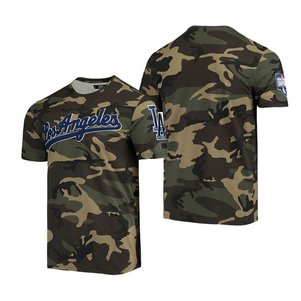 Men's Los Angeles Dodgers Pro Standard Camo Team T-Shirt