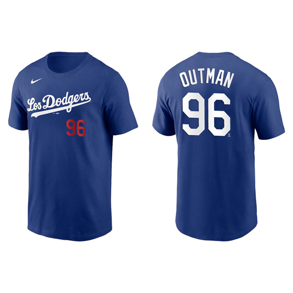Men's James Outman Los Angeles Dodgers Royal 2021 City Connect T-Shirt