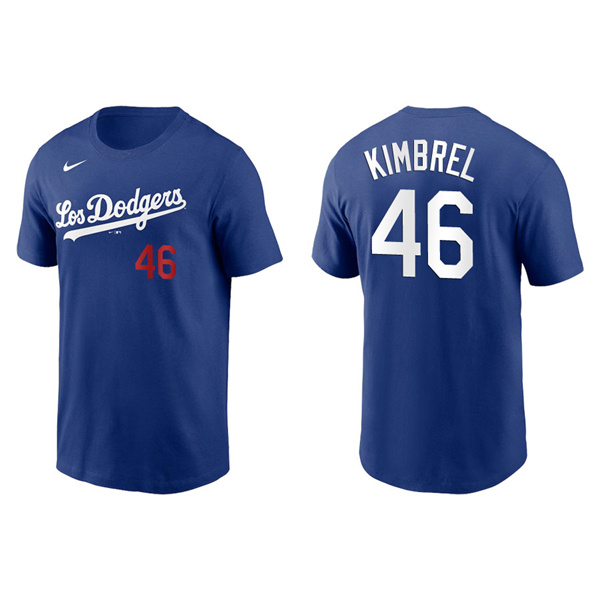 Men's Los Angeles Dodgers Craig Kimbrel Royal 2021 City Connect T-Shirt