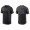 Men's Miami Marlins Garrett Cooper Black Name & Number Nike T-Shirt