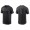 Men's Miami Marlins Isan Diaz Black Name & Number Nike T-Shirt