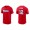 Men's Miami Marlins Joe Panik Red 2021 City Connect Wordmark T-Shirt