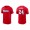 Men's Avisail Garcia Miami Marlins Red 2021 City Connect Wordmark T-Shirt