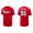 Men's Miami Marlins Jesus Aguilar Red 2021 City Connect Wordmark T-Shirt