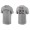 Men's Milwaukee Brewers Christian Yelich Gray Name & Number Nike T-Shirt