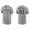Men's Milwaukee Brewers Daniel Vogelbach Gray Name & Number Nike T-Shirt
