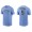 Men's Milwaukee Brewers Eduardo Escobar Light Blue Name & Number Nike T-Shirt
