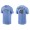 Men's Milwaukee Brewers Jackie Bradley Jr. Light Blue Name & Number Nike T-Shirt