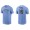 Men's Milwaukee Brewers Kolten Wong Light Blue Name & Number Nike T-Shirt