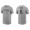 Men's Milwaukee Brewers Lorenzo Cain Gray Name & Number Nike T-Shirt