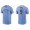 Men's Milwaukee Brewers Manny Pina Light Blue Name & Number Nike T-Shirt