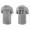 Men's Milwaukee Brewers Willy Adames Gray Name & Number Nike T-Shirt