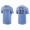Daniel Norris Men's Milwaukee Brewers Christian Yelich Nike Light Blue Name & Number T-Shirt