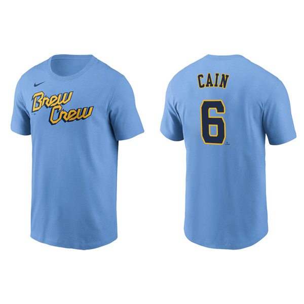 Lorenzo Cain Brewers City Connect T-Shirt