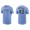 Men's Mike Brosseau Milwaukee Brewers Light Blue Name & Number Nike T-Shirt