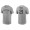 Men's Milwaukee Brewers David Dahl Gray Name & Number Nike T-Shirt