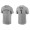 Men's Milwaukee Brewers Jonathan Davis Gray Name & Number Nike T-Shirt
