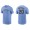 Men's Milwaukee Brewers Mike Brosseau Light Blue Name & Number Nike T-Shirt