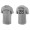 Men's Milwaukee Brewers Pedro Severino Gray Name & Number Nike T-Shirt