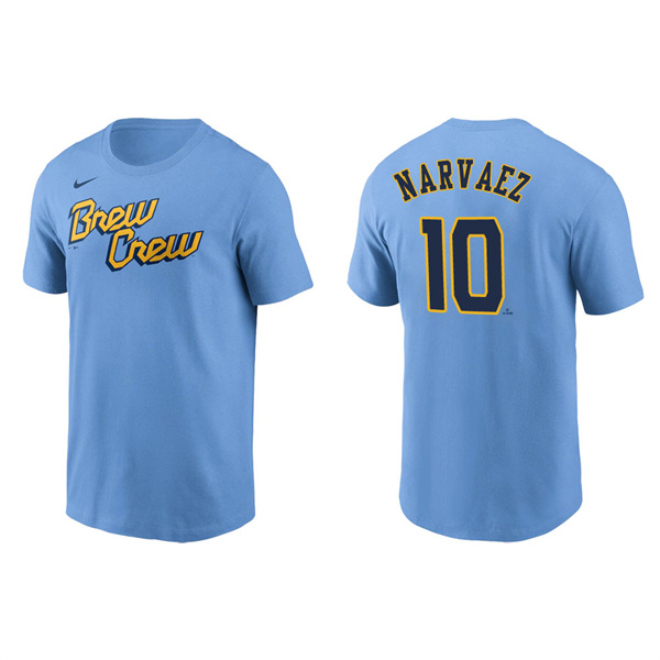 Omar Narvaez Brewers City Connect T-Shirt