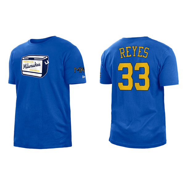 Pablo Reyes Brewers Royal City Connect T-Shirt