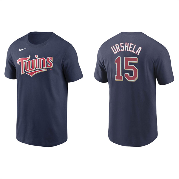 Men's Minnesota Twins Gio Urshela Navy Name & Number Nike T-Shirt