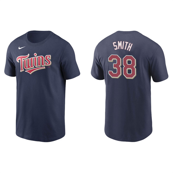Men's Minnesota Twins Joe Smith Navy Name & Number Nike T-Shirt