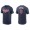 Men's Minnesota Twins Andrelton Simmons Navy Name & Number Nike T-Shirt