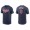 Men's Minnesota Twins Mitch Garver Navy Name & Number Nike T-Shirt