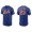 Men's New York Mets David Peterson Royal Name & Number Nike T-Shirt