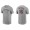Men's New York Mets Travis Jankowski Gray Name & Number Nike T-Shirt