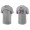 Men's New York Mets Edwin Diaz Gray Name & Number Nike T-Shirt