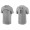 Men's New York Mets Kevin Pillar Gray Name & Number Nike T-Shirt