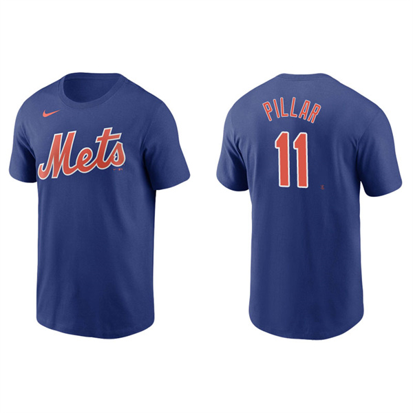 Men's New York Mets Kevin Pillar Royal Name & Number Nike T-Shirt