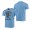 Men's New York Mets Francisco Lindor Homage Royal Caricature Tri-Blend T-Shirt