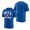 New York Mets Heathered Royal Badge Of Honor Tri-Blend T-Shirt