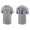 Men's New York Yankees Isiah Kiner-Falefa Gray Name & Number Nike T-Shirt