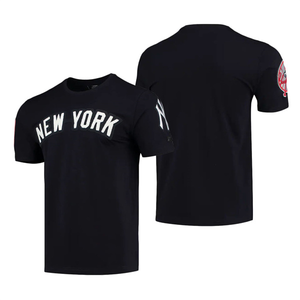 Men's New York Yankees Pro Standard Navy Team Logo T-Shirt