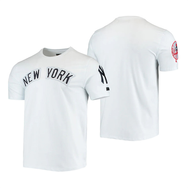 Men's New York Yankees Pro Standard White Team Logo T-Shirt