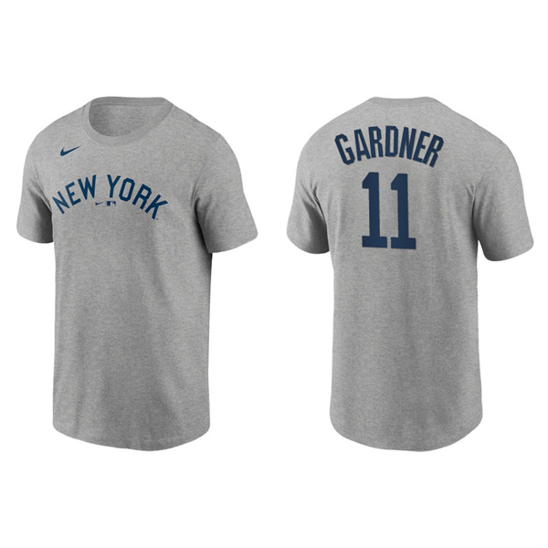 Men's New York Yankees Brett Gardner Gray 2021 Field Of Dreams T-Shirt