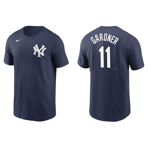 Men's New York Yankees Brett Gardner Navy Name & Number Nike T-Shirt