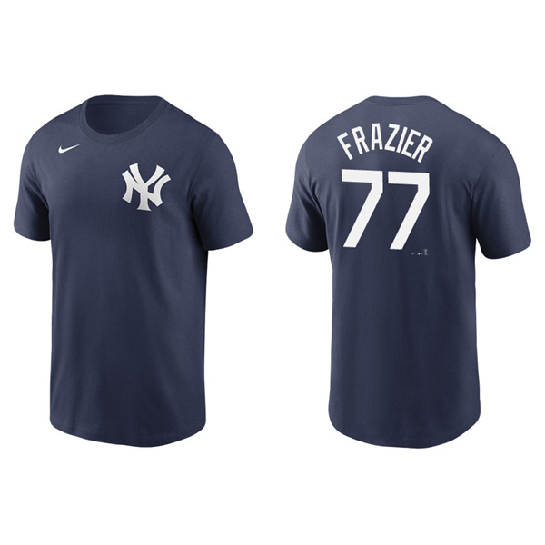 Men's New York Yankees Clint Frazier Navy Name & Number Nike T-Shirt