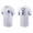 Men's New York Yankees Derek Jeter White Name & Number Nike T-Shirt
