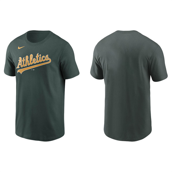 Men's Oakland Athletics Green Nike T-Shirt