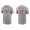 Men's Philadelphia Phillies Kyle Schwarber Gray Name & Number Nike T-Shirt