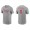 Men's Philadelphia Phillies Nick Castellanos Gray Name & Number Nike T-Shirt
