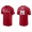 Men's Philadelphia Phillies Alec Bohm Red Name & Number Nike T-Shirt